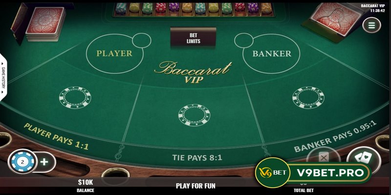 Bet thủ Không nên đặt cược vào cửa hòa trong Baccarat V9bet