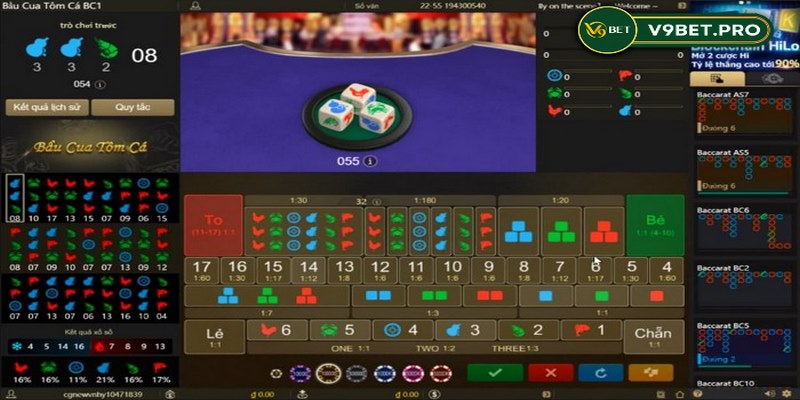 Chốt bầu cua theo công thức tỷ lệ thắng rất cao